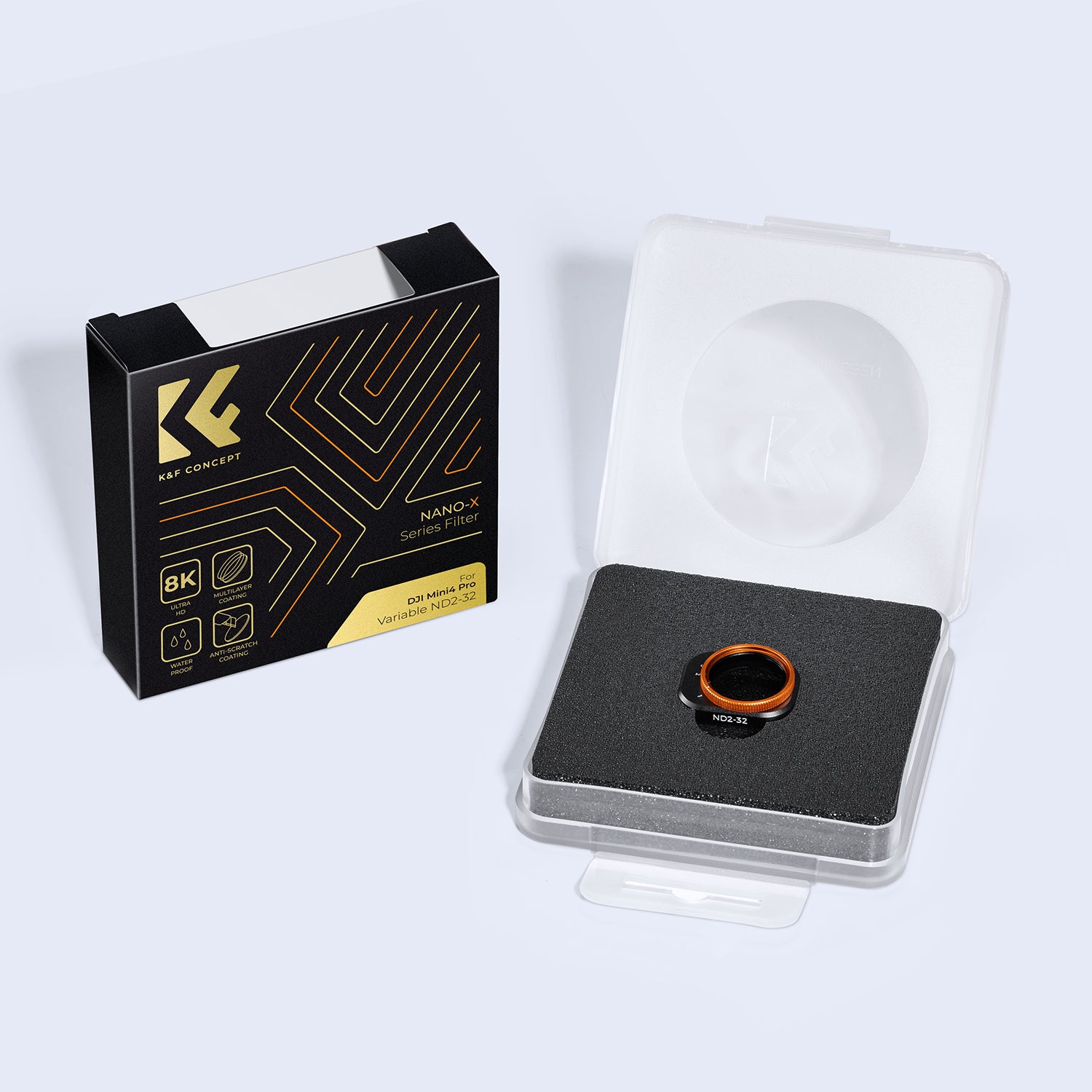 Variable ND Filter ND2-32 (1-5 Stops) Limited VND Filter Compatible with DJI Mini 4 Pro Variable ND Filter ND2-32 (1-5 Stops) Limited VND Filter Compatible with DJI Mini 4 Pro